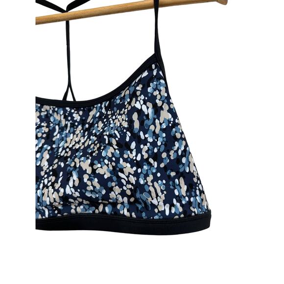 Calme Johnny was endurance sports bra ll navy polka dots size XXL NEW - Picture 2 of 6